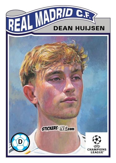 Cromo Dean Huijsen - Living Set Soccer 2025 n. 811 - Topps