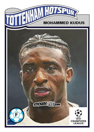 Cromo Mohammed Kudus - Living Set Soccer 2025 n. 814 - Topps