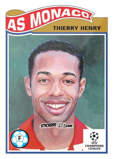Figurina Thierry Henry - Living Set Soccer 2025 n. 819 - Topps
