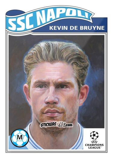 Figurina Kevin De Bruyne - Living Set Soccer 2025 n. 820 - Topps