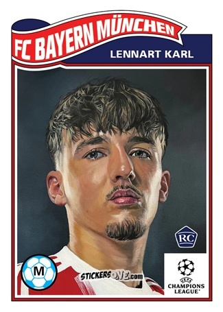 Sticker Lennart Karl - Living Set Soccer 2025 n. 834 - Topps