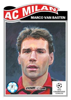 Cromo Marco Van Basten - Living Set Soccer 2025 n. 835 - Topps