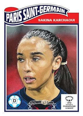 Cromo Sakina Karchaoui - Living Set Soccer 2025 n. 837 - Topps