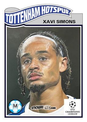 Cromo Xavi Simons - Living Set Soccer 2025 n. 838 - Topps
