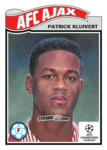 Figurina Patrick Kluivert - Living Set Soccer 2025 n. 843 - Topps