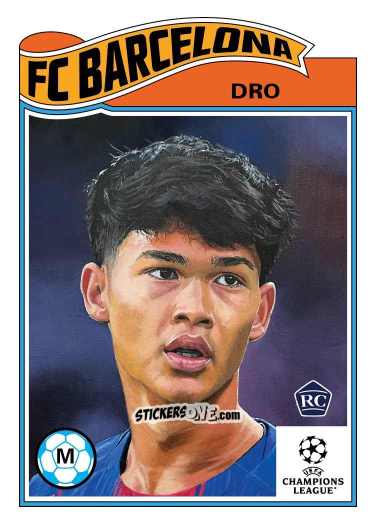 Figurina Dro Fernandez - Living Set Soccer 2025 n. 849 - Topps