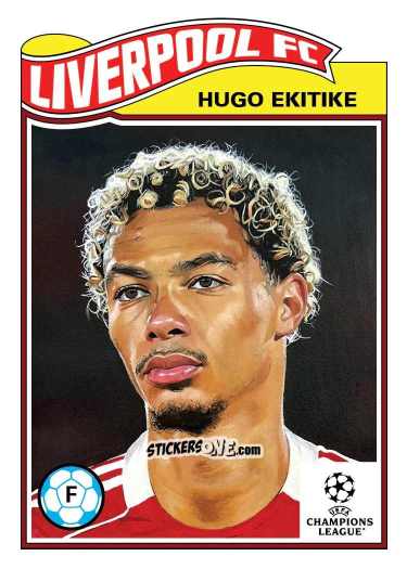 Sticker Hugo Ekitike - Living Set Soccer 2025 n. 850 - Topps