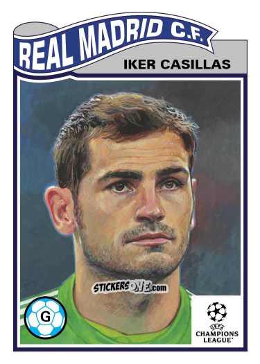 Cromo Iker Casillas - Living Set Soccer 2025 n. 851 - Topps
