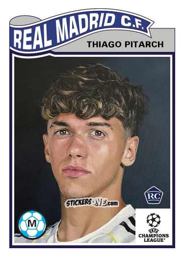 Cromo Thiago Pitarch - Living Set Soccer 2025 n. 858 - Topps