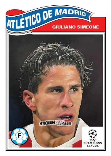 Sticker Giuliano Simeone - Living Set Soccer 2025 n. 866 - Topps