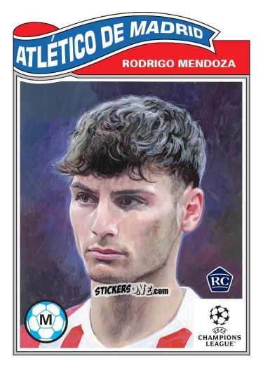 Figurina Rodrigo Mendoza - Living Set Soccer 2025 n. 868 - Topps