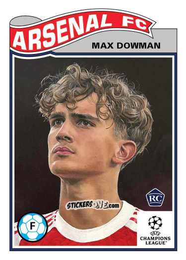 Sticker Max Dowman - Living Set Soccer 2025 n. 869 - Topps