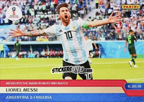 Cromo Lionel Messi