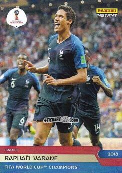 Cromo Raphaël Varane