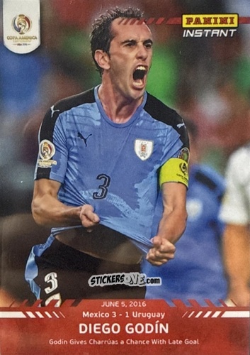 Cromo Diego Godín - Instant Copa America 2016
 n. 4 - Panini
