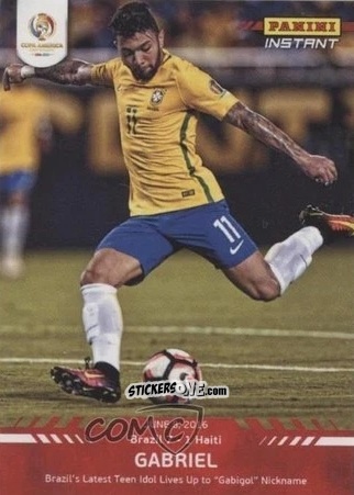 Cromo Gabriel Barbosa - Instant Copa America 2016
 n. 11 - Panini