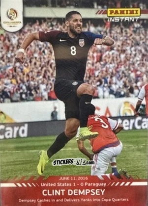Sticker Clint Dempsey - Instant Copa America 2016
 n. 17 - Panini