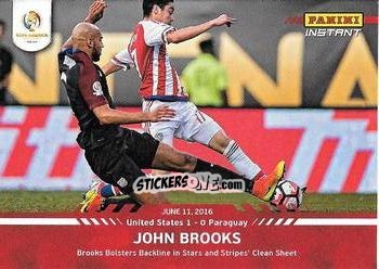 Figurina John Brooks - Instant Copa America 2016
 n. 18 - Panini