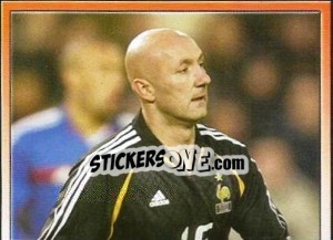 Sticker Fabien Barthez - SuperFoot 2004-2005 n. 21 - Panini