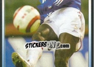 Sticker Lilian Thuram - SuperFoot 2004-2005 n. 28 - Panini