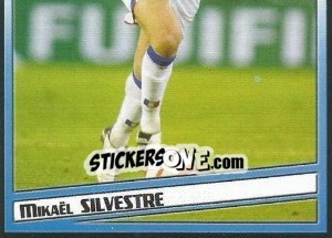Sticker Mikaël Silvestre - SuperFoot 2004-2005 - Panini