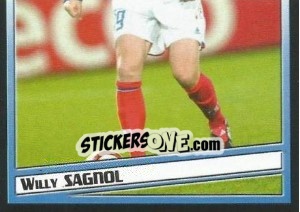 Sticker Willy Sagnol - SuperFoot 2004-2005 - Panini