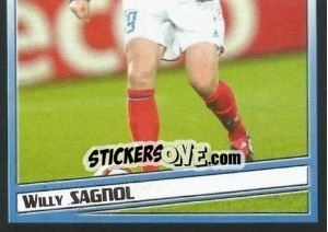 Sticker Willy Sagnol - SuperFoot 2004-2005 n. 33 - Panini