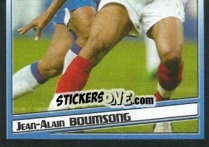 Sticker Jean-Alain Boumsong - SuperFoot 2004-2005 n. 36 - Panini