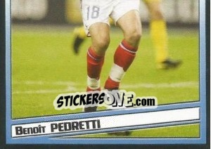 Sticker Benoît Pedretti - SuperFoot 2004-2005 - Panini