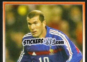 Figurina Zinédine Zidane - SuperFoot 2004-2005 - Panini