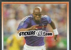 Sticker Sylvain Wiltord - SuperFoot 2004-2005 n. 50 - Panini