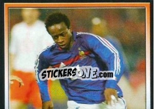 Sticker Sidney Govou - SuperFoot 2004-2005 n. 52 - Panini