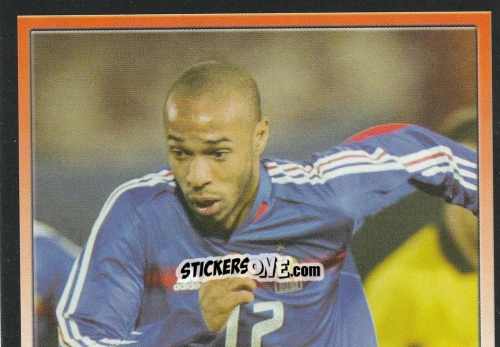 Figurina Thierry Henry - SuperFoot 2004-2005 n. 54 - Panini