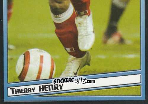 Figurina Thierry Henry - SuperFoot 2004-2005 n. 56 - Panini
