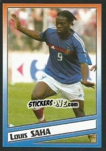 Sticker Louis Saha - SuperFoot 2004-2005 n. 57 - Panini