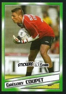 Sticker Grégory Coupet - SuperFoot 2004-2005 - Panini