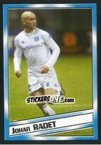 Sticker Johan Radet - SuperFoot 2004-2005 - Panini