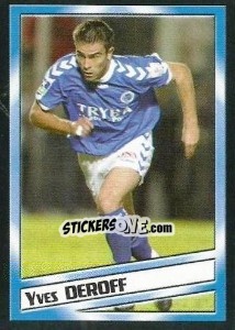 Sticker Yves Deroff - SuperFoot 2004-2005 - Panini