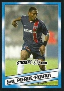 Figurina José Pierre-Fanfan - SuperFoot 2004-2005 n. 103 - Panini