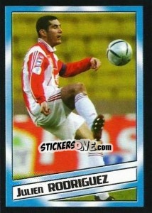 Sticker Julien Rodriguez - SuperFoot 2004-2005 n. 106 - Panini