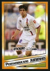 Sticker Pernambucano Juninho - SuperFoot 2004-2005 n. 121 - Panini