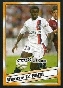 Cromo Modeste M'Bami - SuperFoot 2004-2005 n. 122 - Panini