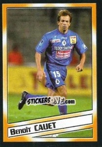 Sticker Benoît Cauet - SuperFoot 2004-2005 - Panini