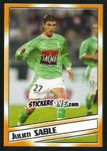 Sticker Julien Sable - SuperFoot 2004-2005 n. 144 - Panini