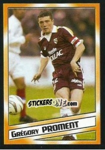 Sticker Grégory Proment - SuperFoot 2004-2005 - Panini