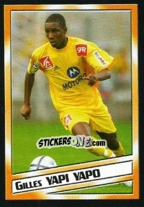 Sticker Gilles Yapi Yapo - SuperFoot 2004-2005 - Panini