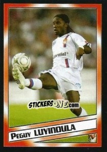 Cromo Peguy Luyindula - SuperFoot 2004-2005 - Panini