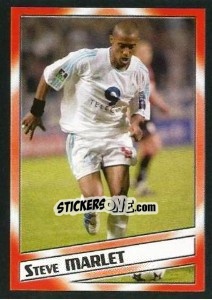 Sticker Steve Marlet - SuperFoot 2004-2005 n. 186 - Panini