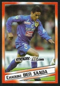 Sticker Chaouki Ben Saada - SuperFoot 2004-2005 n. 196 - Panini