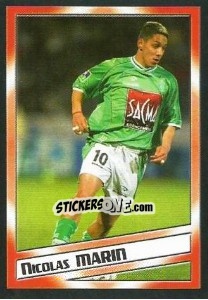 Sticker Nicolas Marin - SuperFoot 2004-2005 n. 197 - Panini